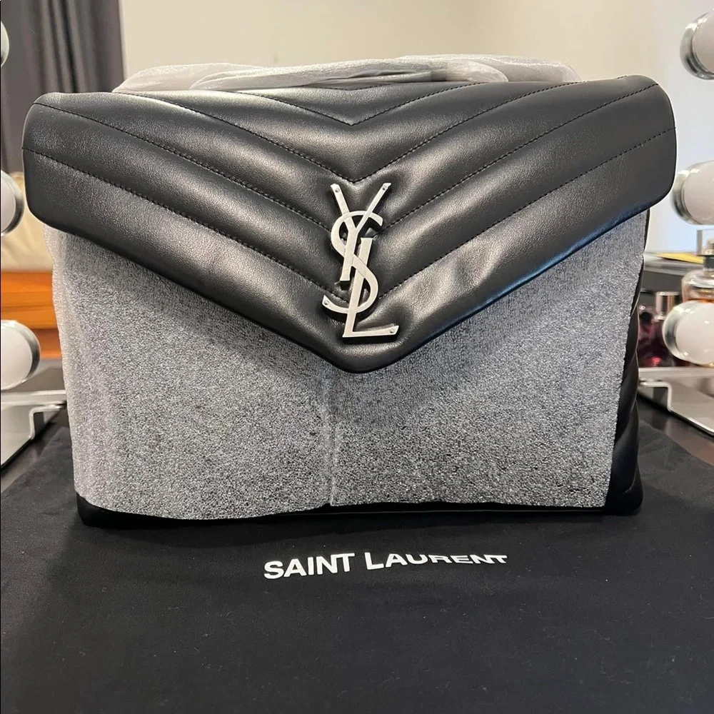 Brand new YSL Lou Lou Medium Black with Silver. - Picture 2 of 12